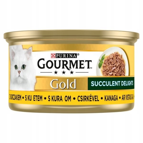 Karma dla kota Gourmet Gold z kurczakiem 85g x 12 EAN (GTIN) 8445290502599