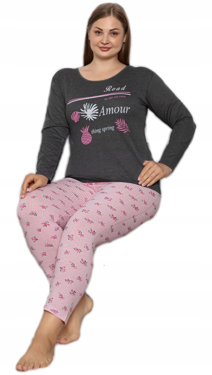 

Piżama Damska bawełna Amour długa 3XL