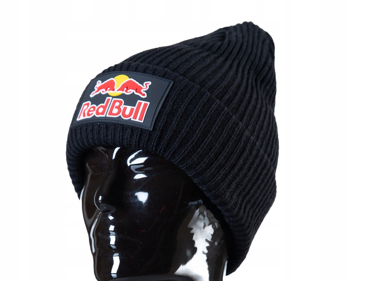 Ciepła czapka Red Bull czarna