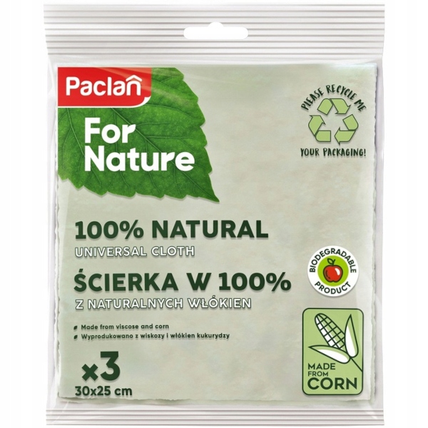

Paclan Ścierka For Nature 3szt.