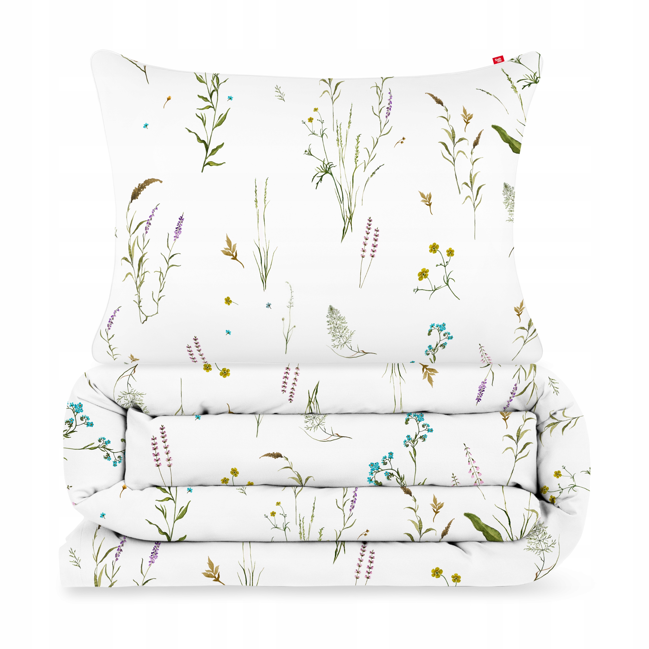 Povlečení Bavlna Saténová 160x200 +2 Povlečení 70x80 Sada Povlečení Se Vzory