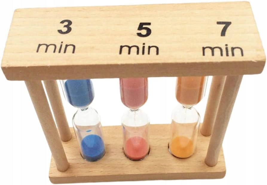 Zegar ze szka piaskowego czasomierz do herbaty Marka inna