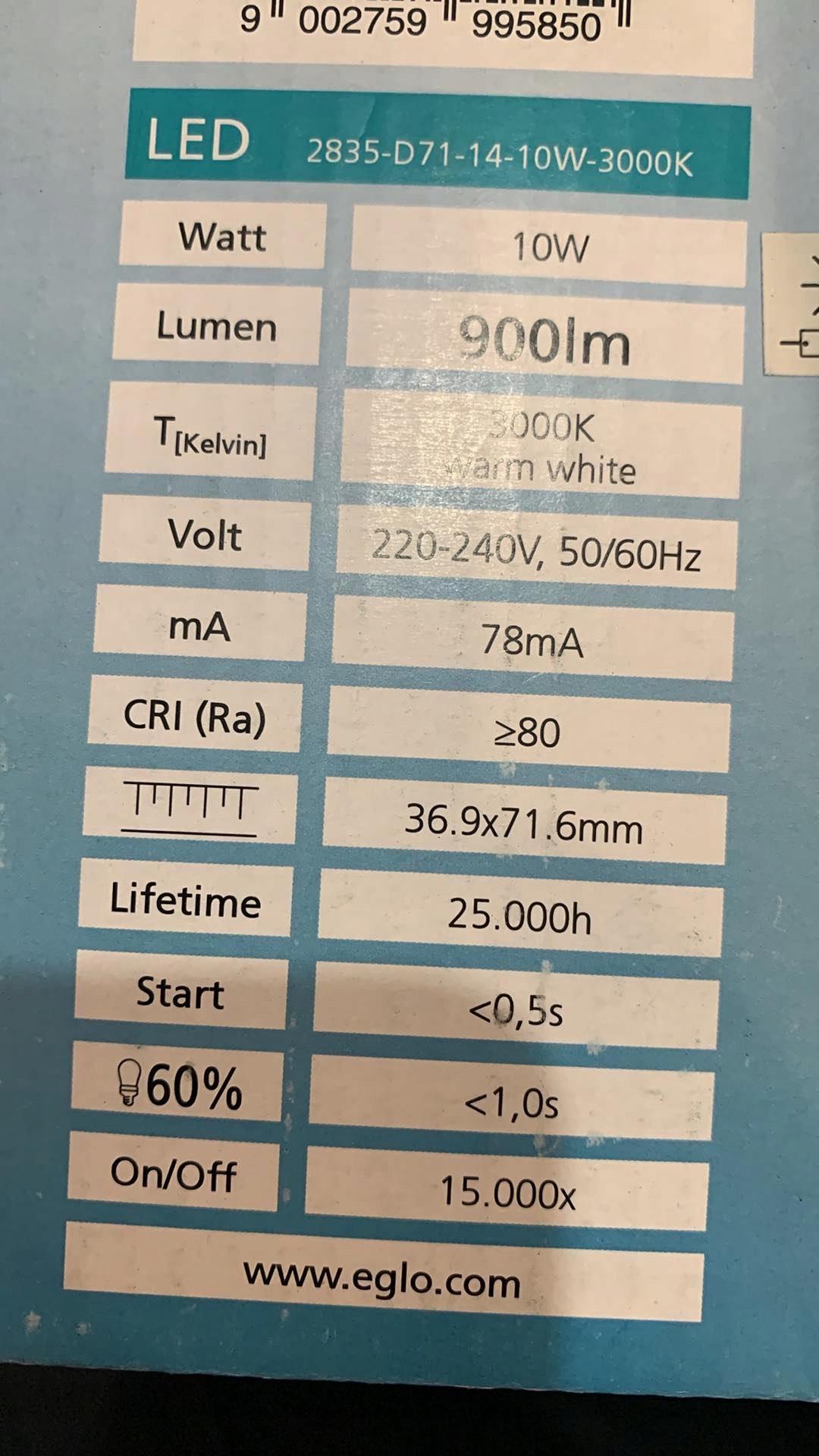 EGLO EREDITA Lampa ścienna kinkiet Marka Eglo