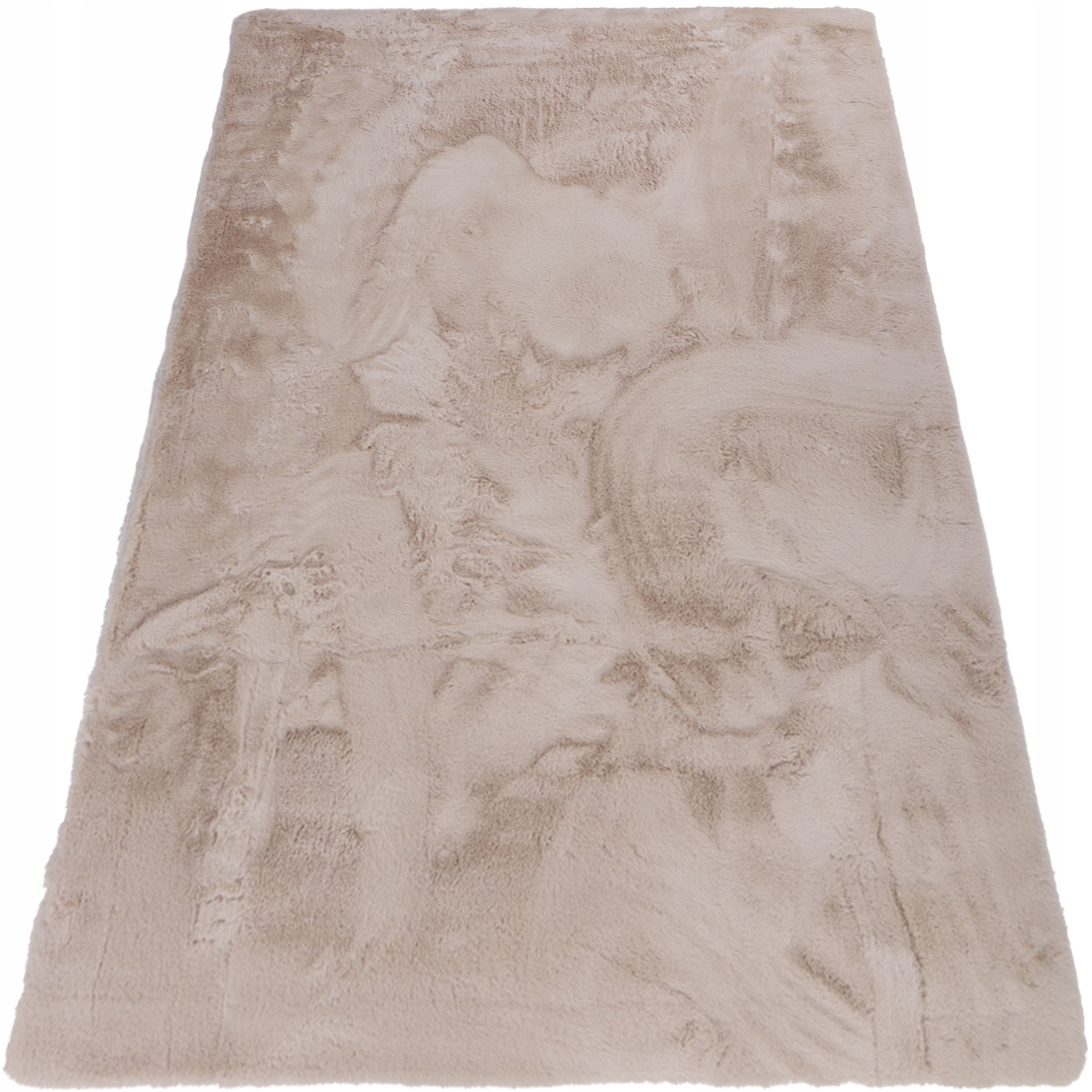 

Modny Beżowy Dywan 80x140 Bunny Puszysty Dywan
