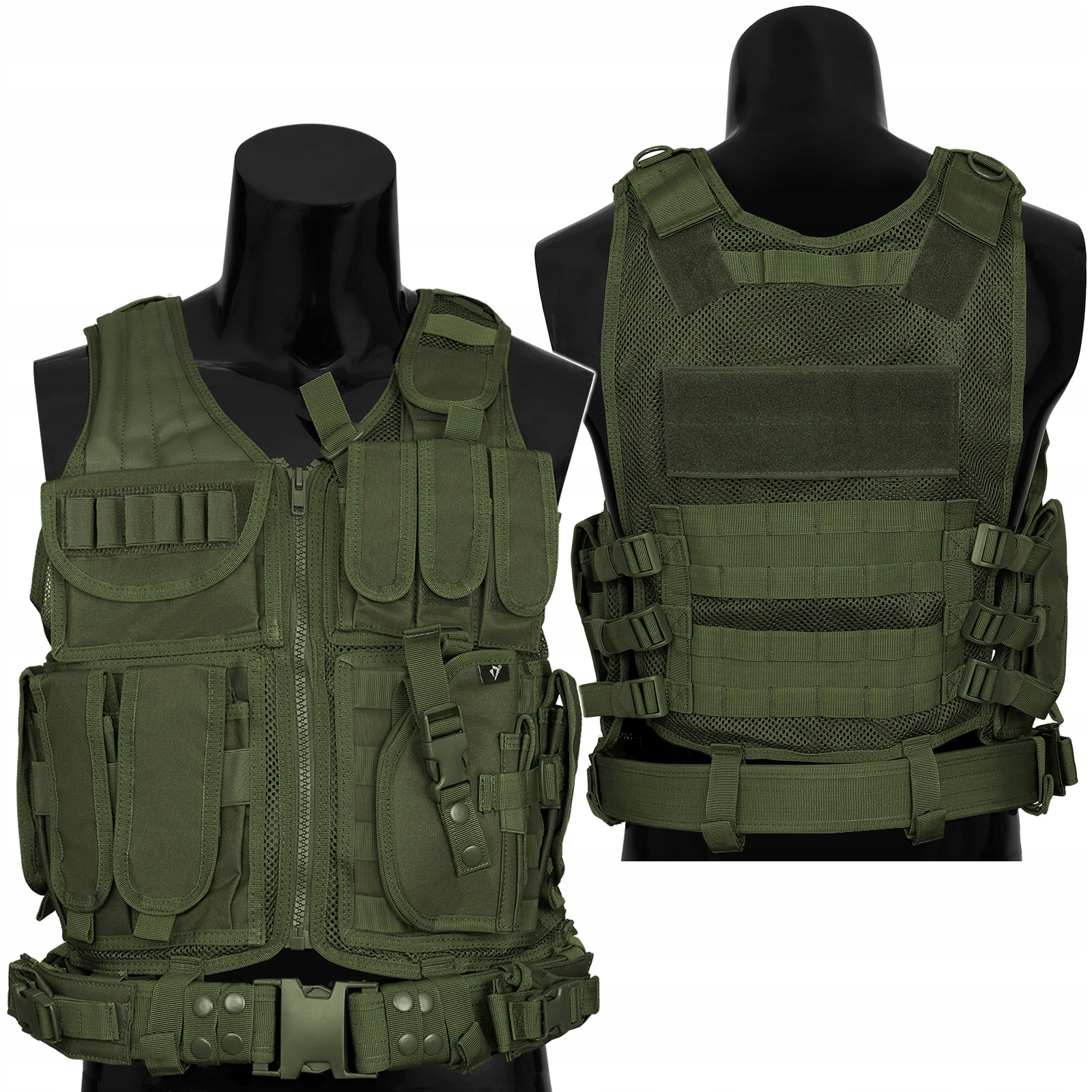 Vojenská Taktická Vesta S Náboji Dominator Huzar Green Olive