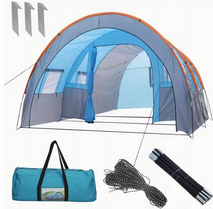 XXL Duży Namiot Tunelowy dla 4-6 Osób