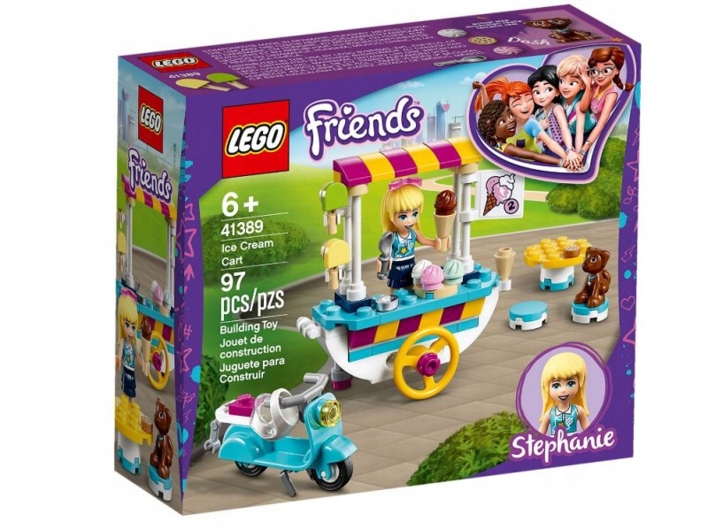 Lego 41389 Friends Vozík se zmrzlinou