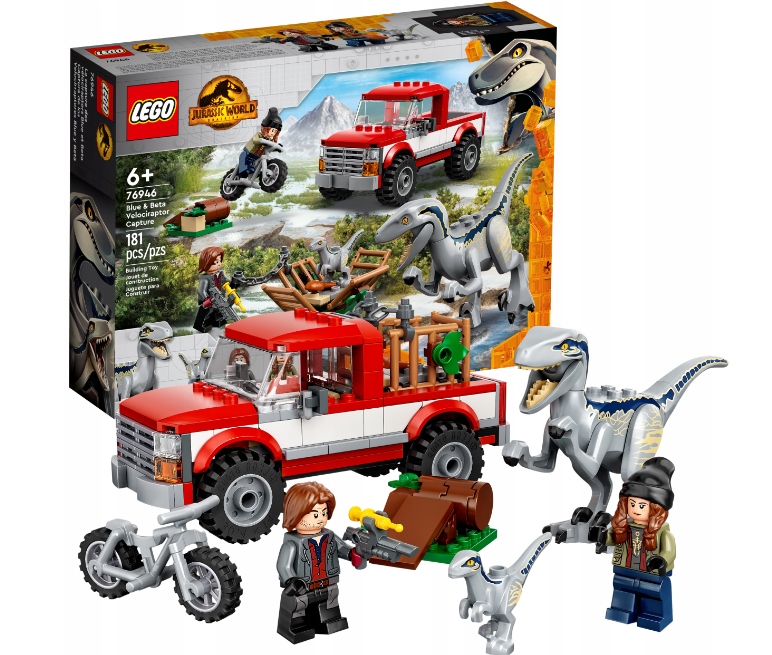 

Klocki Lego Jurasic Jurajski welociraptor dinozary