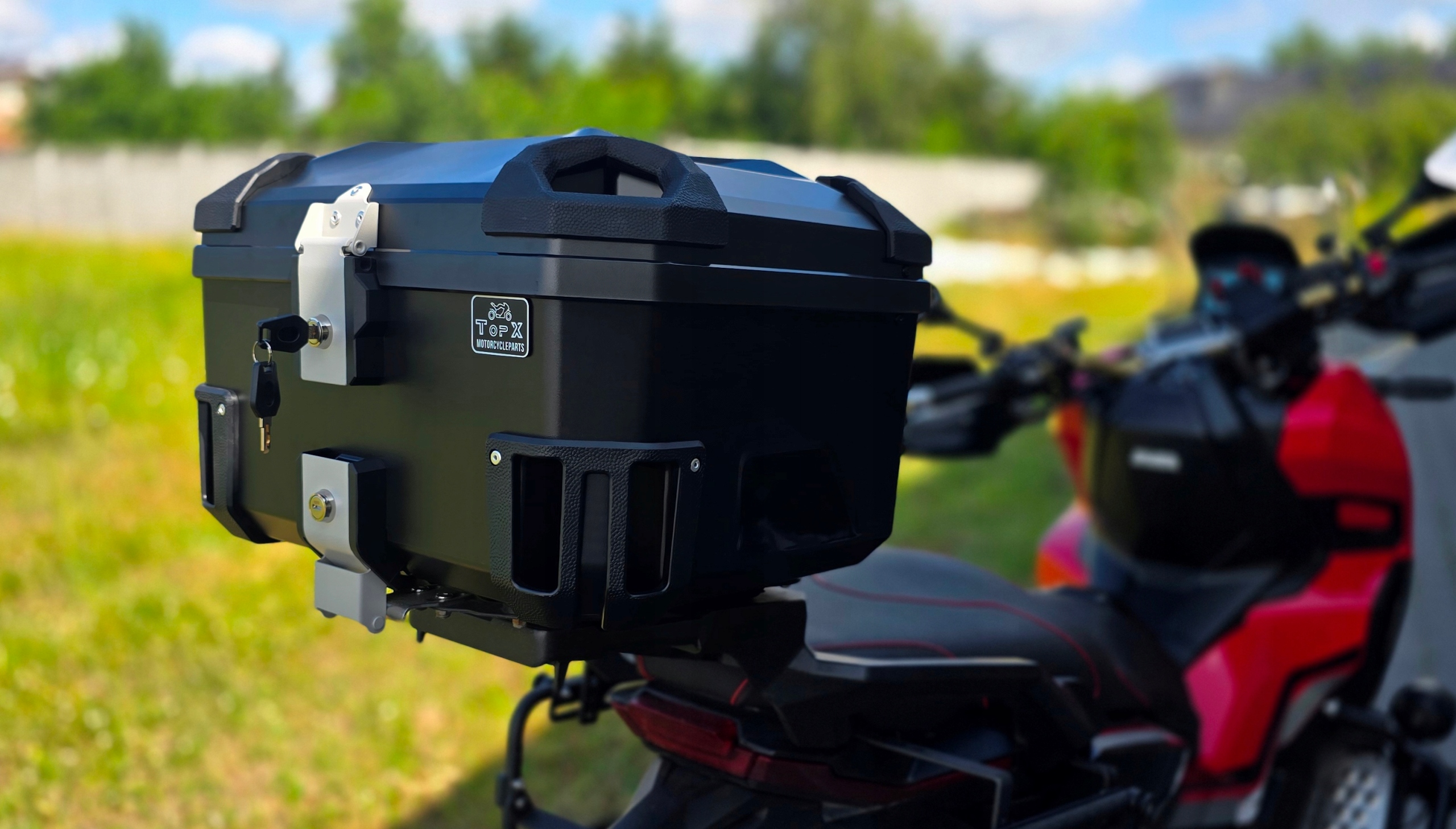 Motocyklový kufr Abs 48L Boston TopX Honda XL Transalp Varadero