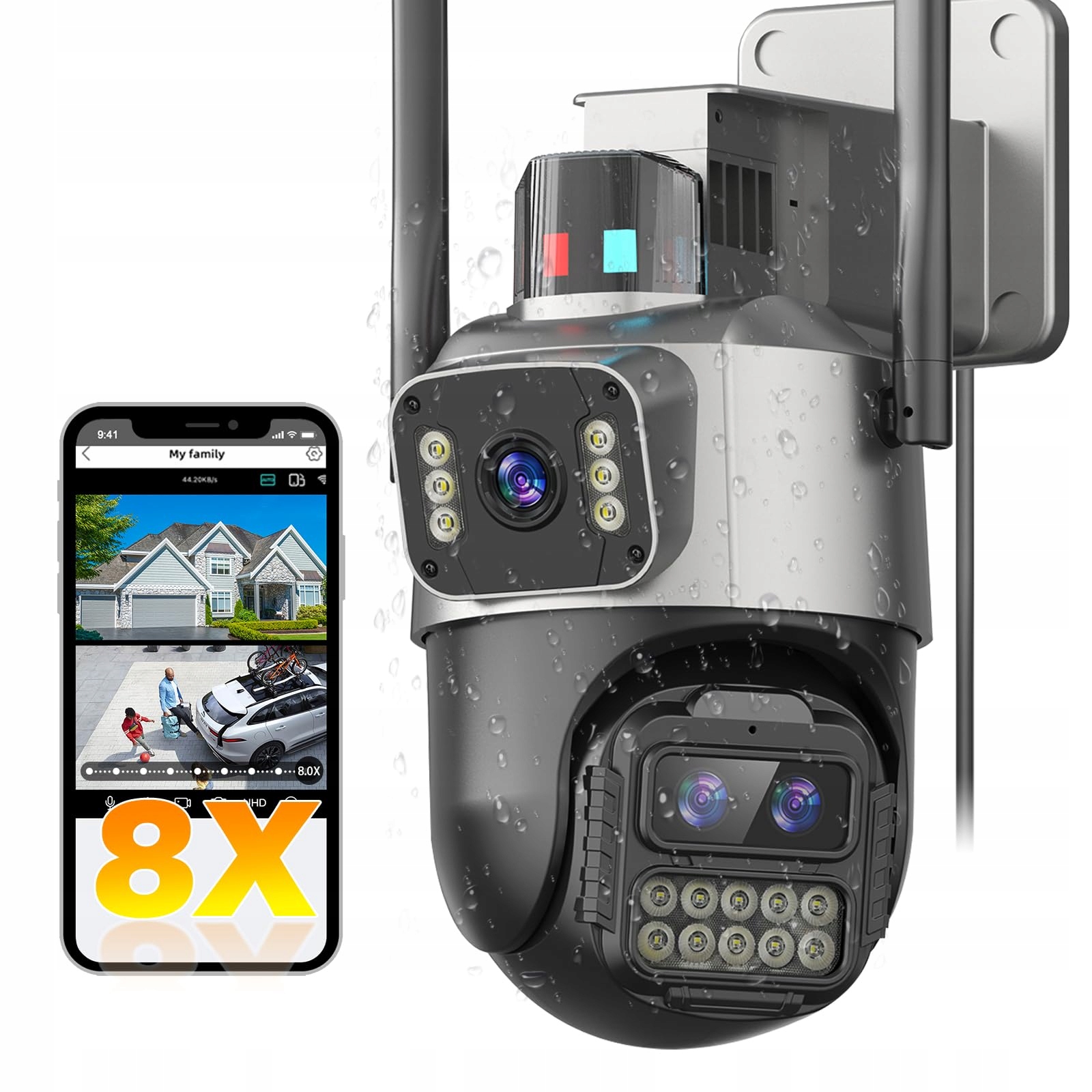 Kamera Ip zewnętrzna Guoanvision S300