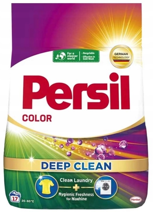 Levně 3 x Persil Color Deep Clean Prací Prášek Na Barvy 3KG 51 Praní