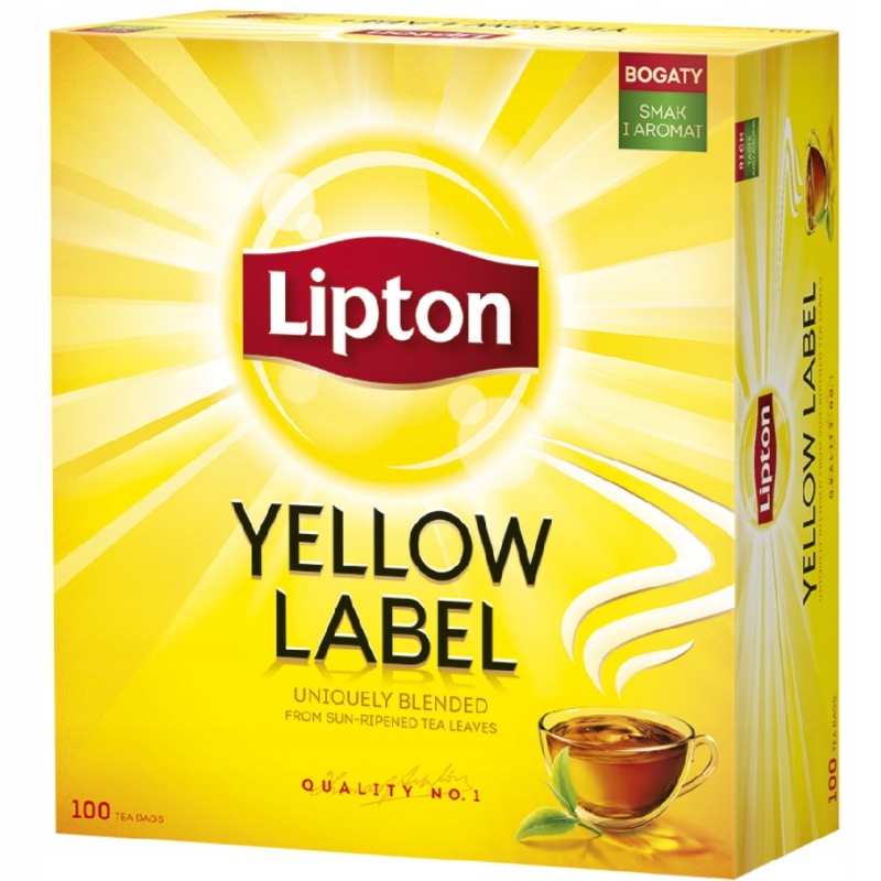 Levně Lipton Yellow Label Tea 100 sáčků