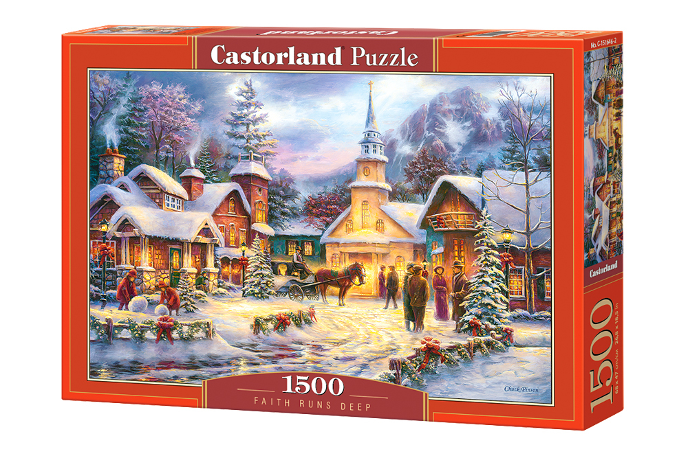 

Puzzle 1500 El Święta w górach, Castorland