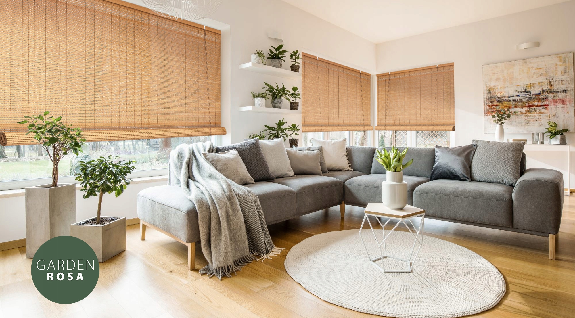 ROLETA BAMBUSOWA ŻALUZJA WEWNĘTRZNA PÓŁZACIEMNIAJĄCA NATURALNY 150x220 cm Stopień zaciemnienia półzaciemniające