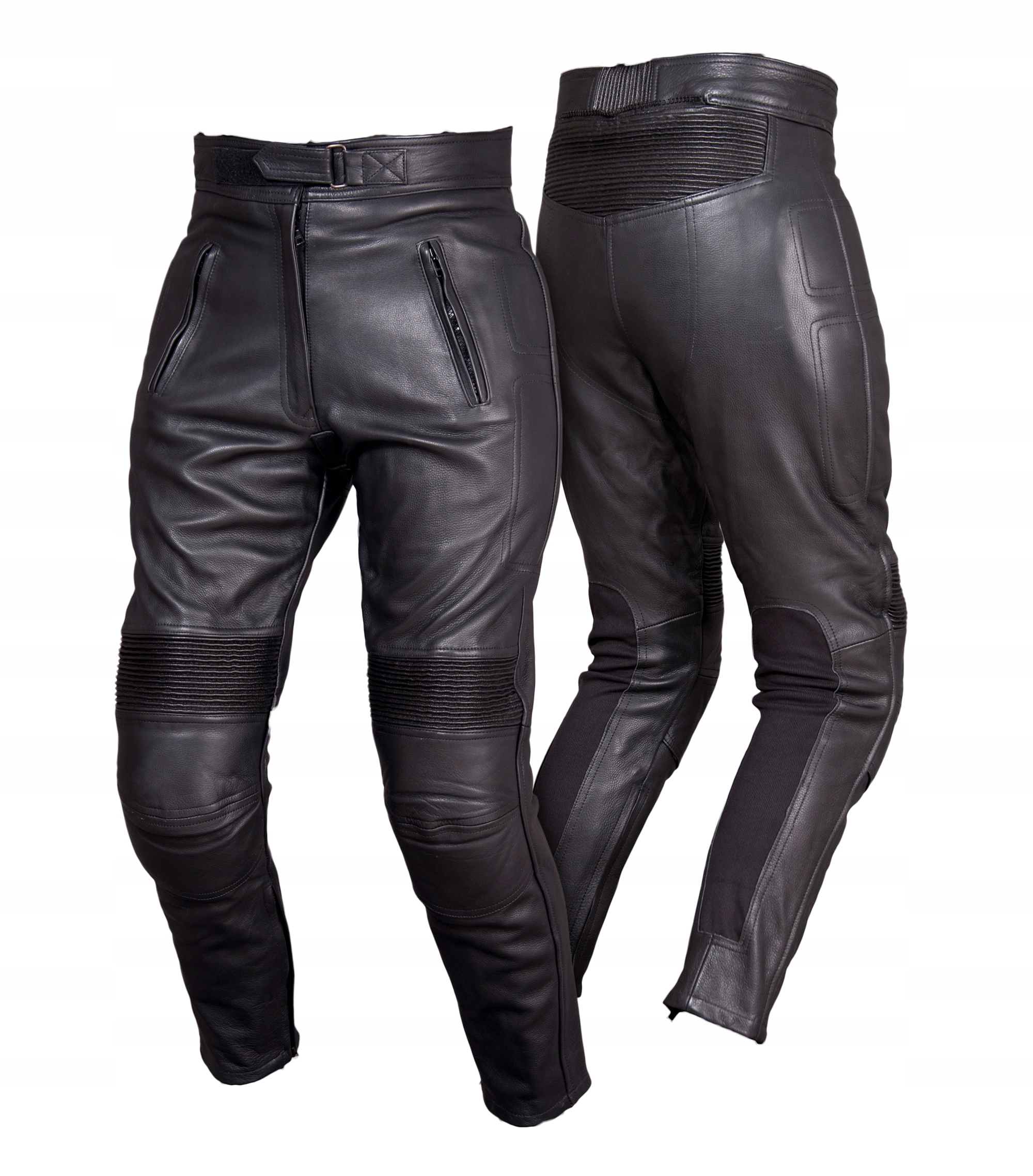 SPODNIE MOTOCYKL DAMSKIE TURYSTYCZNE SKÓRA SSD006