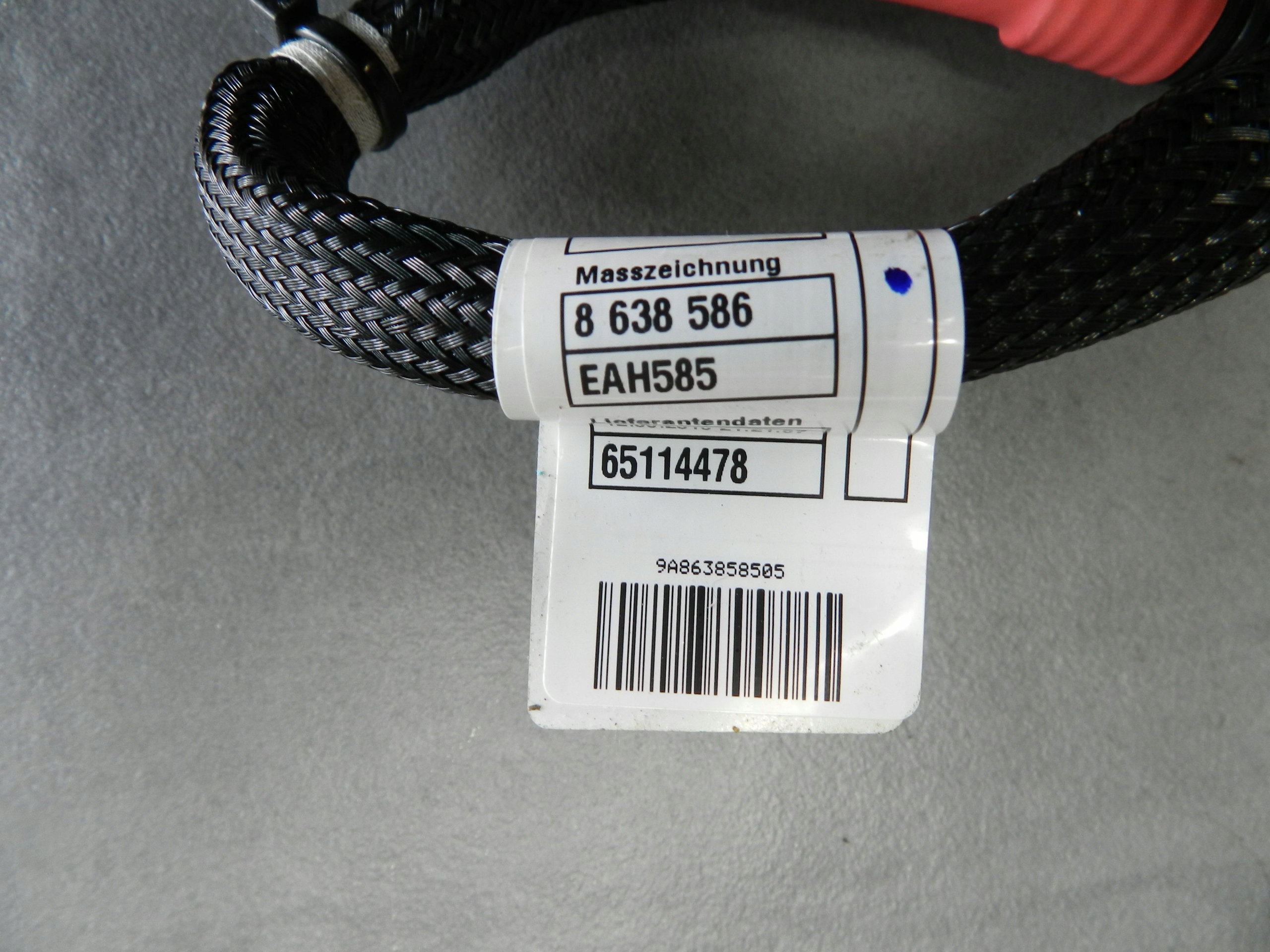BMW 1 F20 1.5i bundle wiring 8638586