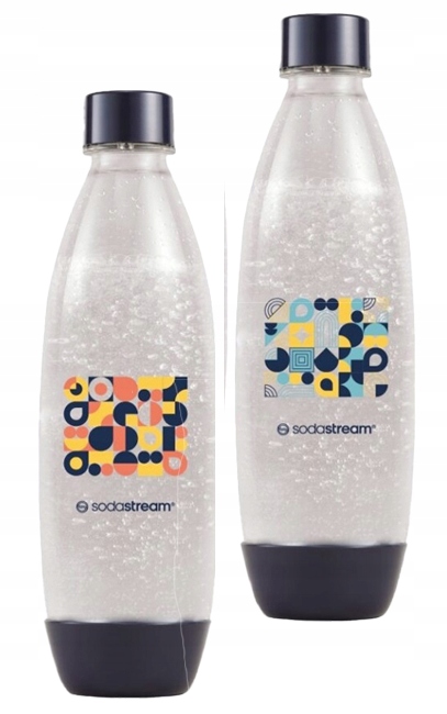 SodaStream láhev Fuse Water Barevná Mozaika Modrá x2 1L