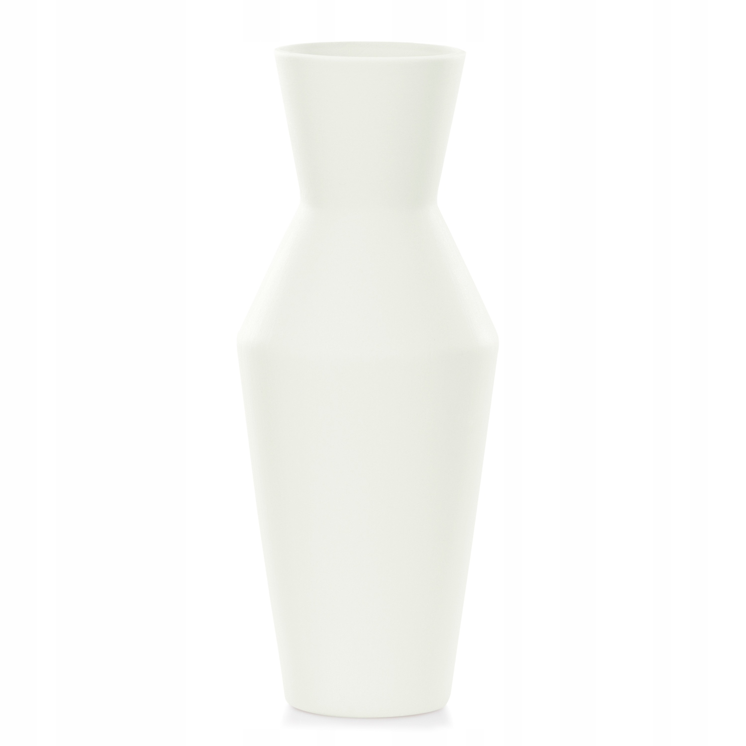 

Wazon ceramiczny glamour na kwiaty Kremowy 24cm