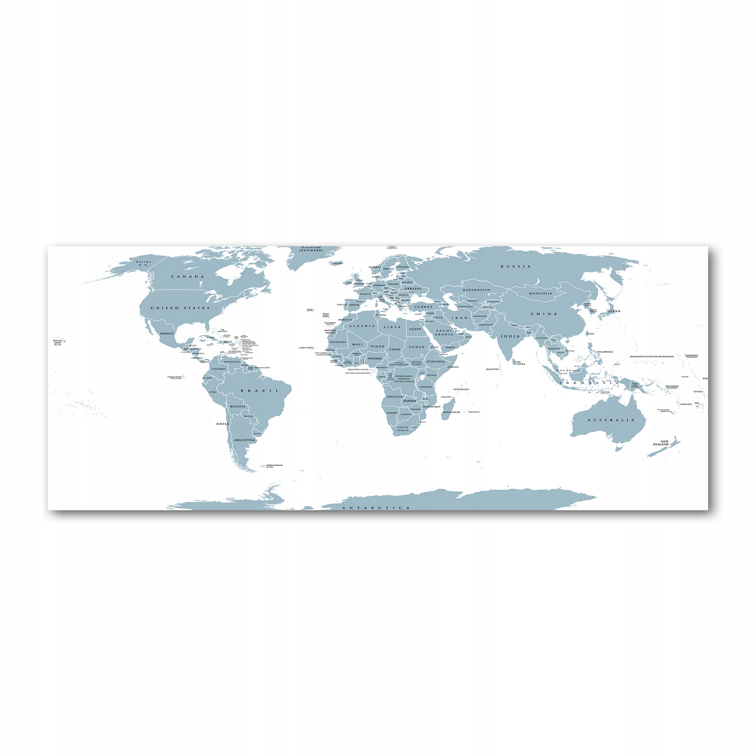 

Foto obraz akryl zdjęcie Mapa polityczna 125x50 cm