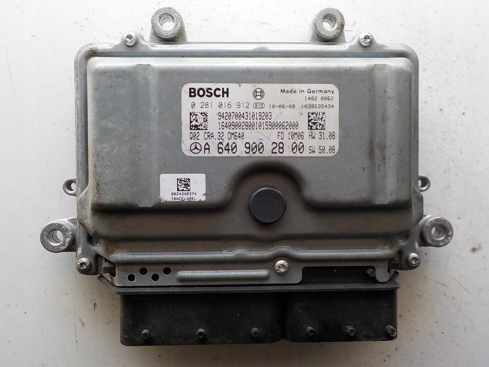 MERCEDES Computer Bedienteil 0281016912 A6409002800