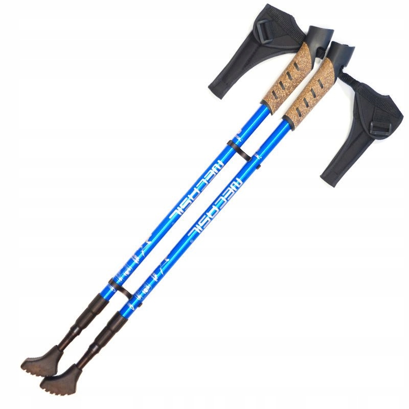 

Kijki do nordic walking - niebieskie