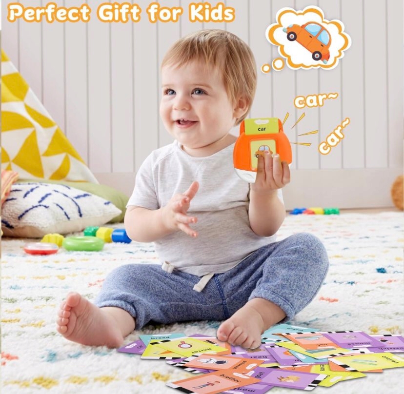 CZYTNIK KART DO NAUKI ANGIELSKIEGO ZABAWKA DLA DZIECI 112 KART 224 SŁÓWKA Marka DoModa