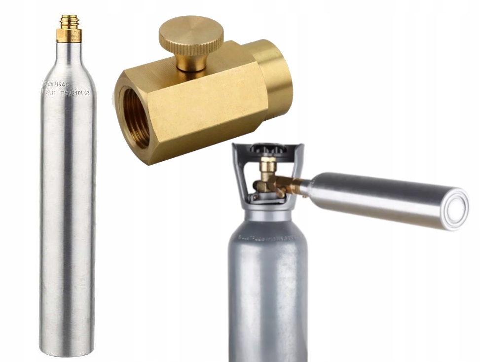 

Nabój pusty 425g 0,6l i Przetoczka do Sodastream