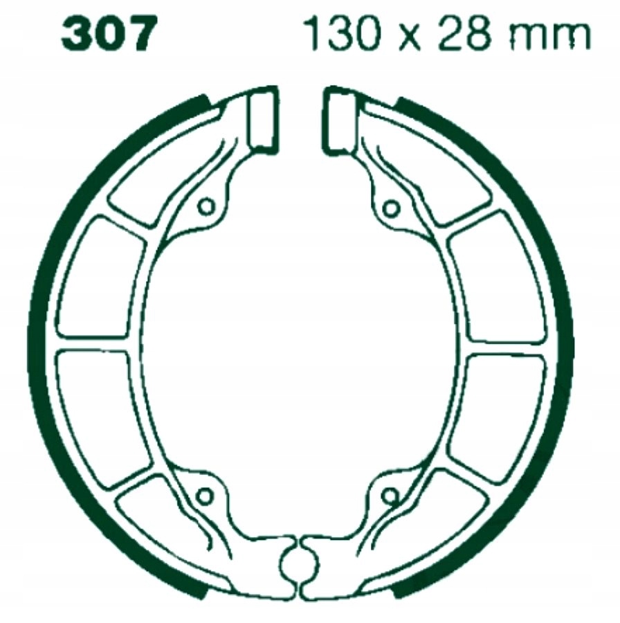 Brzdové Čelisti Arctic Cat/Textron Y-12 90 Y-6 50 Can-am Ds Kymco CK1 125