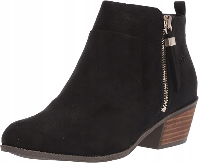 Dr. Scholl's Dámské Kotníkové Boty Černé S Podpatkem Na Zip 38,5 Jjf