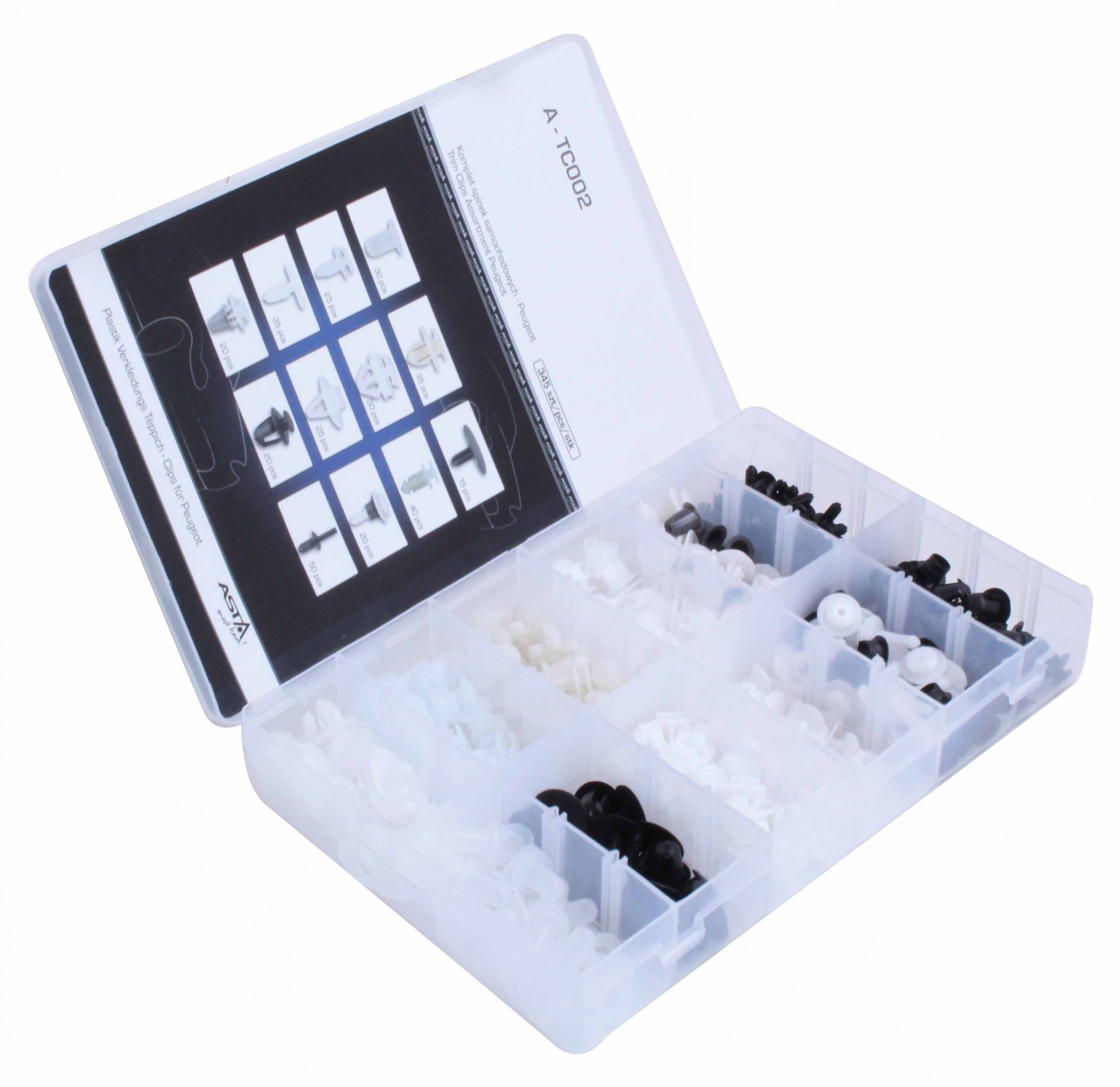 SPINKI KOŁKI KLIPSY SAMOCHODOWE TAPICERKI PEUGEOT