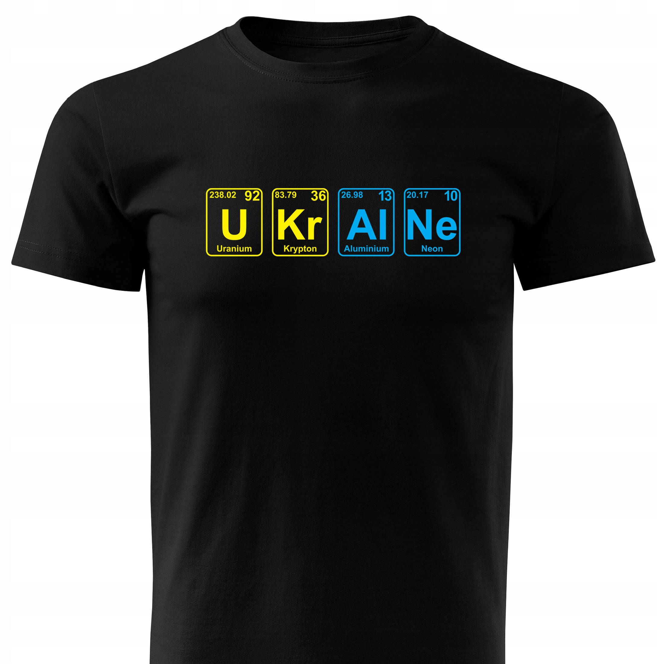 

Koszulka poparcia dla Ukrainy męski T-shirt czarny