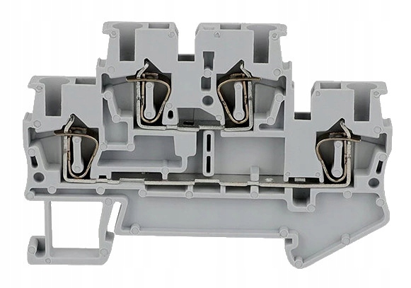 ZŁĄCZKA SZYNOWA PRZELOTOWA 2 PIĘTROWA SPRĘŻYNOWA ZS NA DIN Marka Adelid