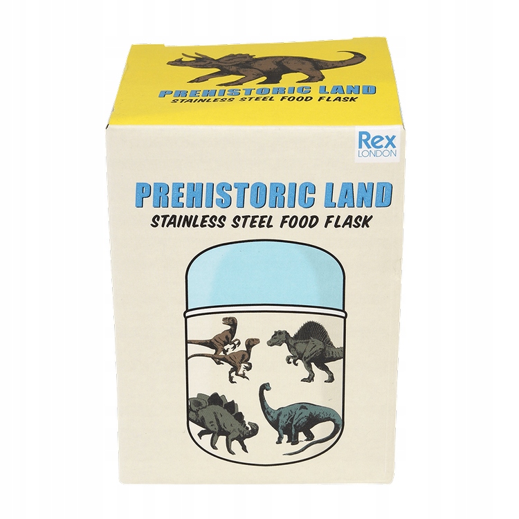 Termos na jedzenie, Dinozaury, 280 ml, Rex London Kolor wielokolorowy