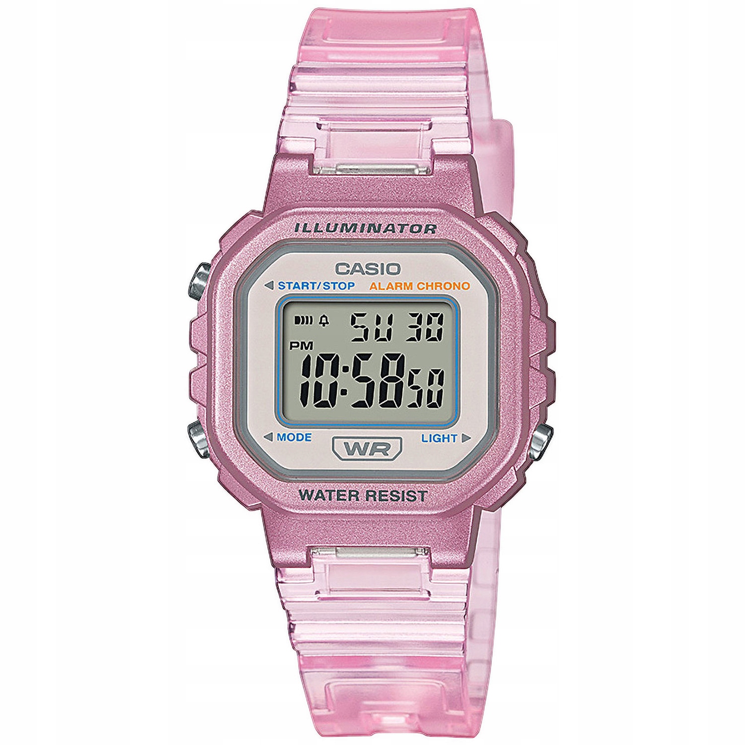 Dámské hodinky Casio LA-20WHS-4AEF růžové