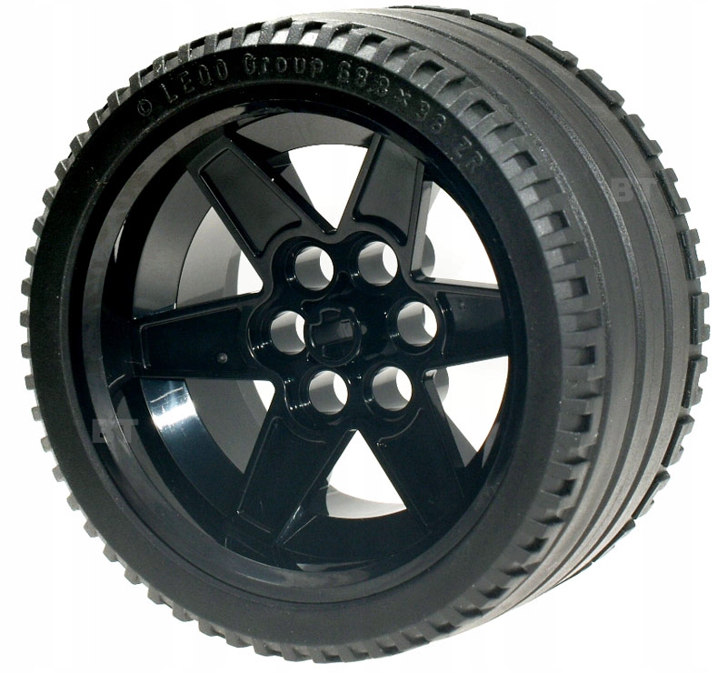

Lego koło 68,8x36 Zr czarna felga 44771 15038