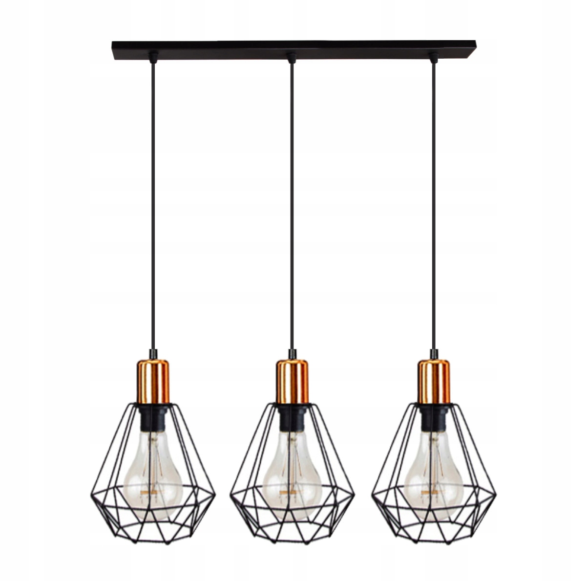 

Lampa Sufitowa ,żyrandol Nad Stół Czarna 30-122M