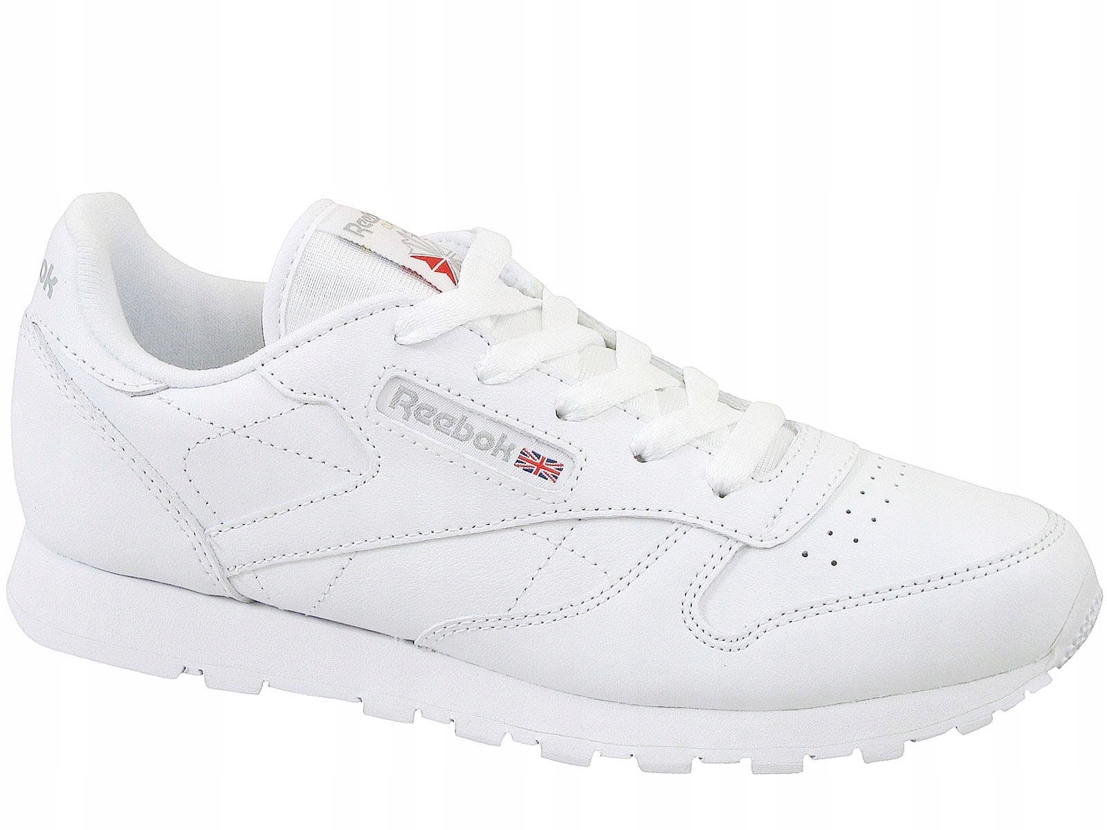 Reebok Classic Leather 50172 Buty Białe Sportowe Lekkie Na W-f Dziecięce
