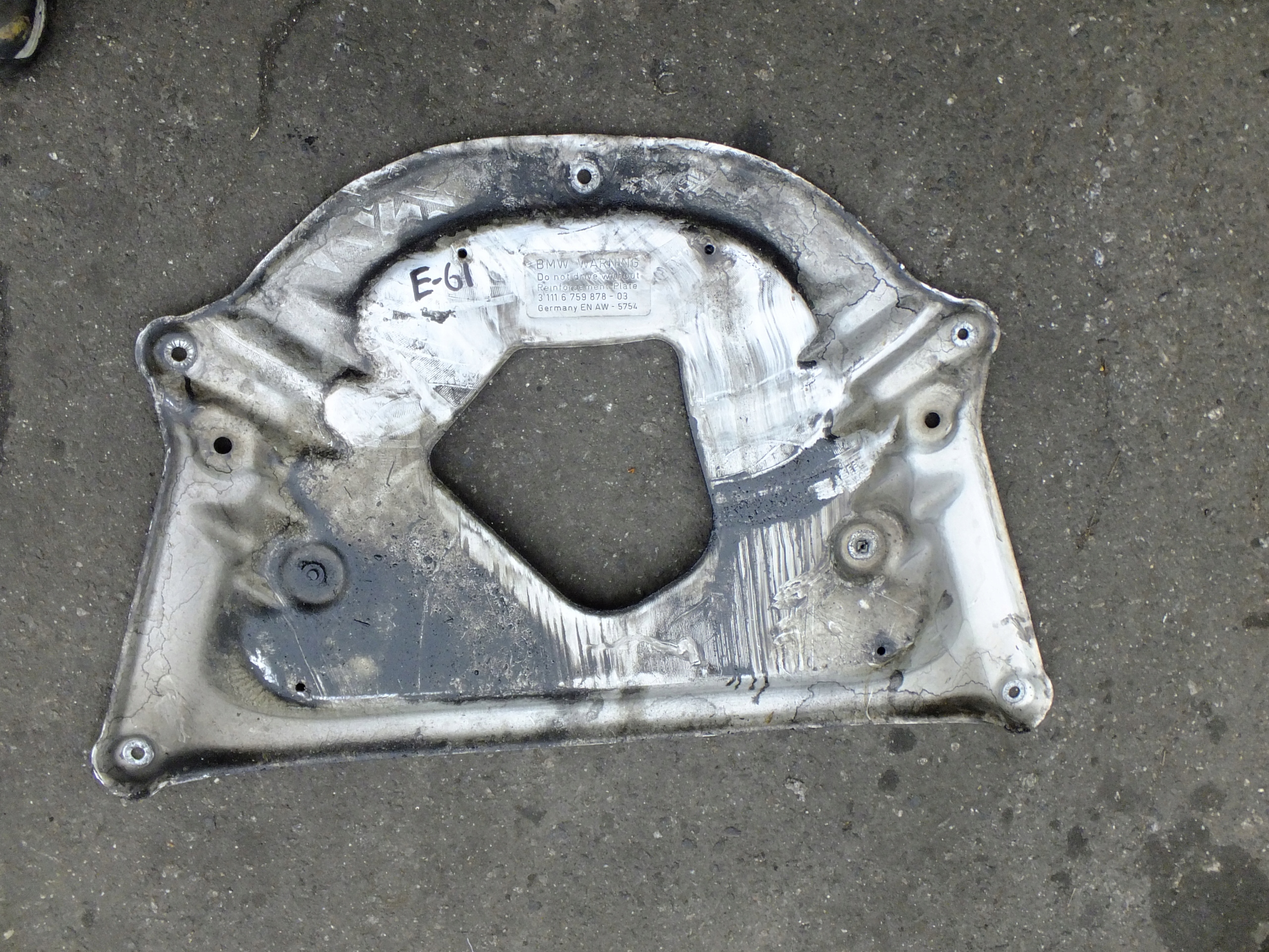 cover cover below engine bmw e60 6759878