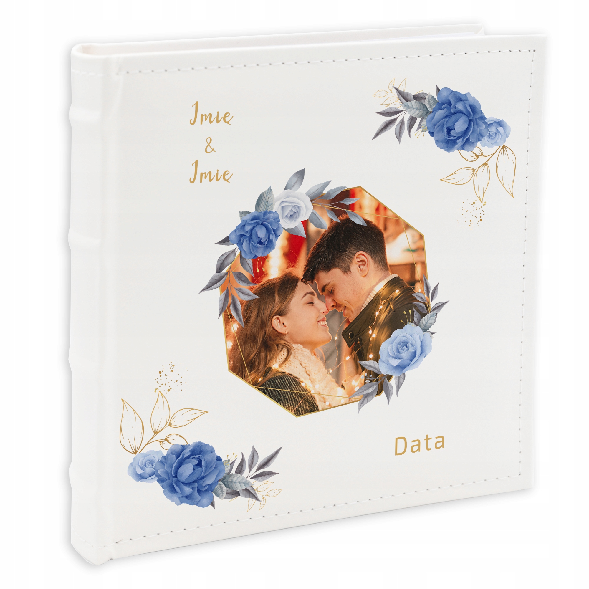 Album na fotografie 10x15 cm Bílý Svatební Suvenýr Správná Osoba Kreator