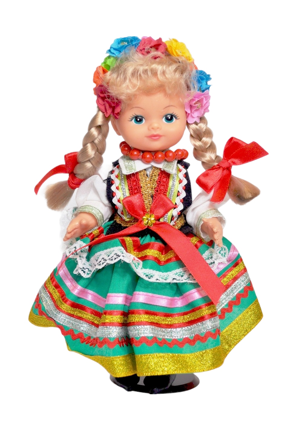 Panenka Lublinianka 25 cm zelená kurýr bonus