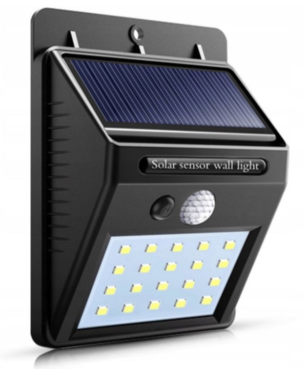 

Lampa Solarna 20LED Z Czujnikiem Ruchu I Zmierzchu