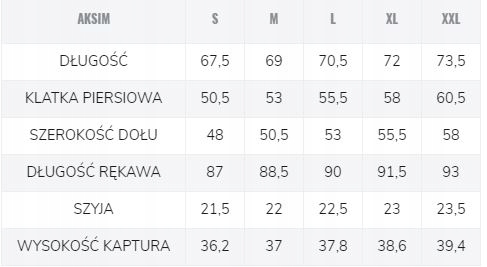 MĘSKA BLUZA SPORTOWA AKSIM MARTES M Rozmiar M