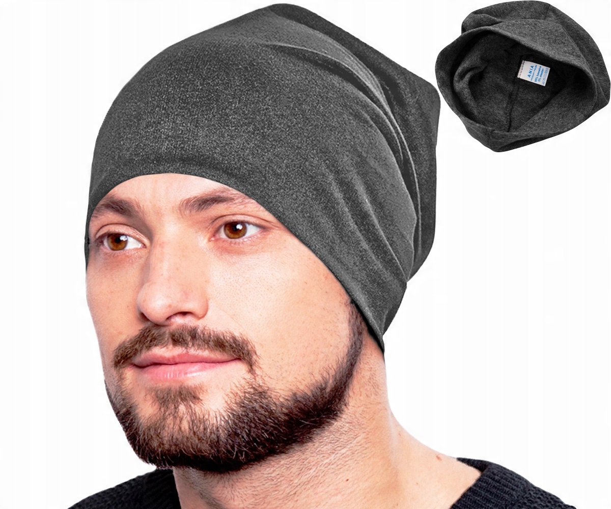 

Czapka Męska Beanie Uniwersalna Jednowarstwowa