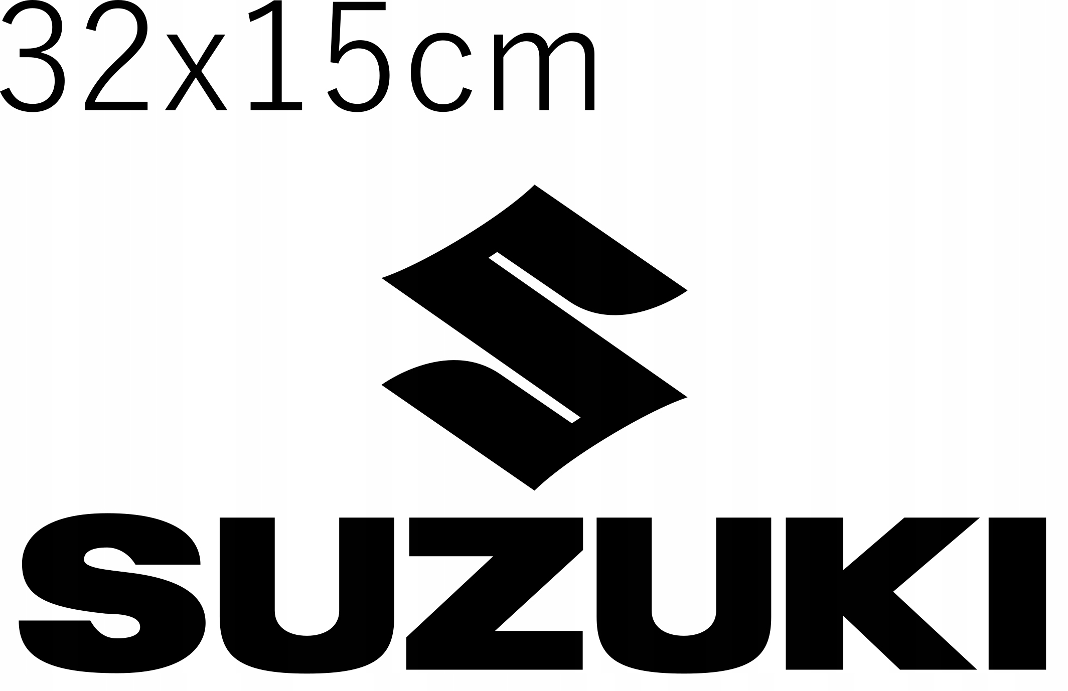 

Naklejka na samochód Suzuki 32x15cm