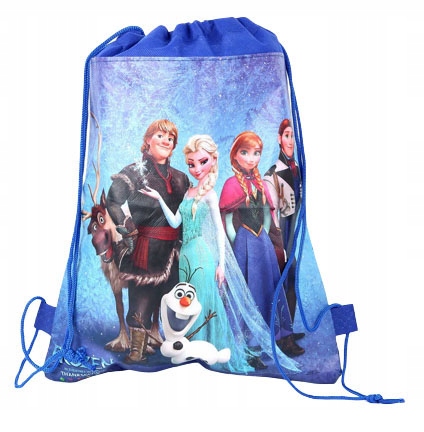 

Worek do szkoły Frozen na obuwie kapcie wf plecak
