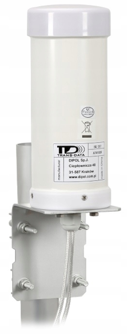 Antena zewnętrzna 5G dookólna Lte DZ7 5dBi 0,3m wtyk Sma Trans-data