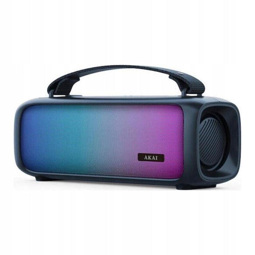 Bluetooth Přenosný Reproduktor Akai Reproduktor ABTS-08BL Tws Fm Rgb akumulátor 1500 mAh