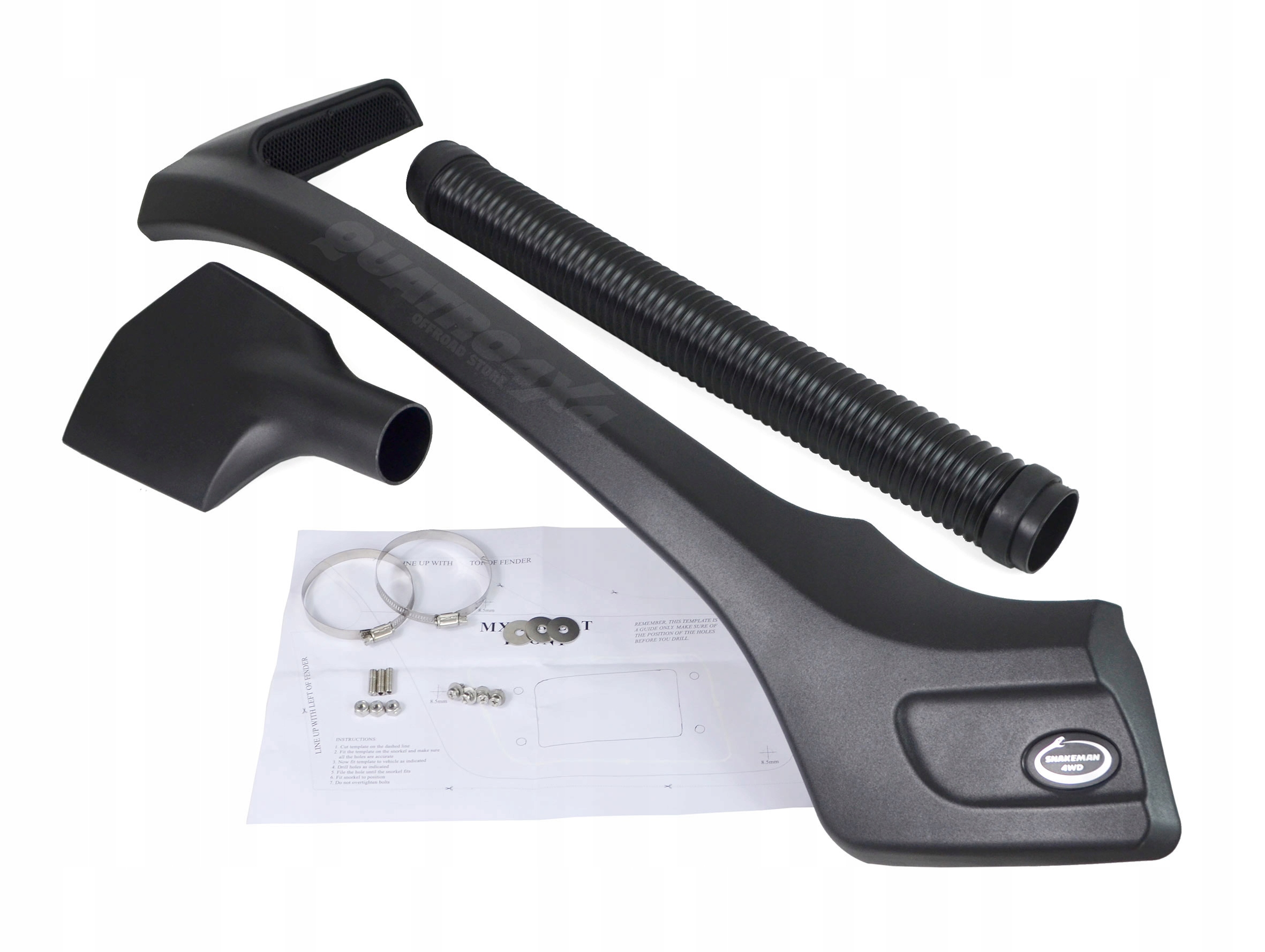 Land Cruiser 200 (07+) Snorkel Lldpe Vstup Vzduchu pravá strana Snakeman 4WD