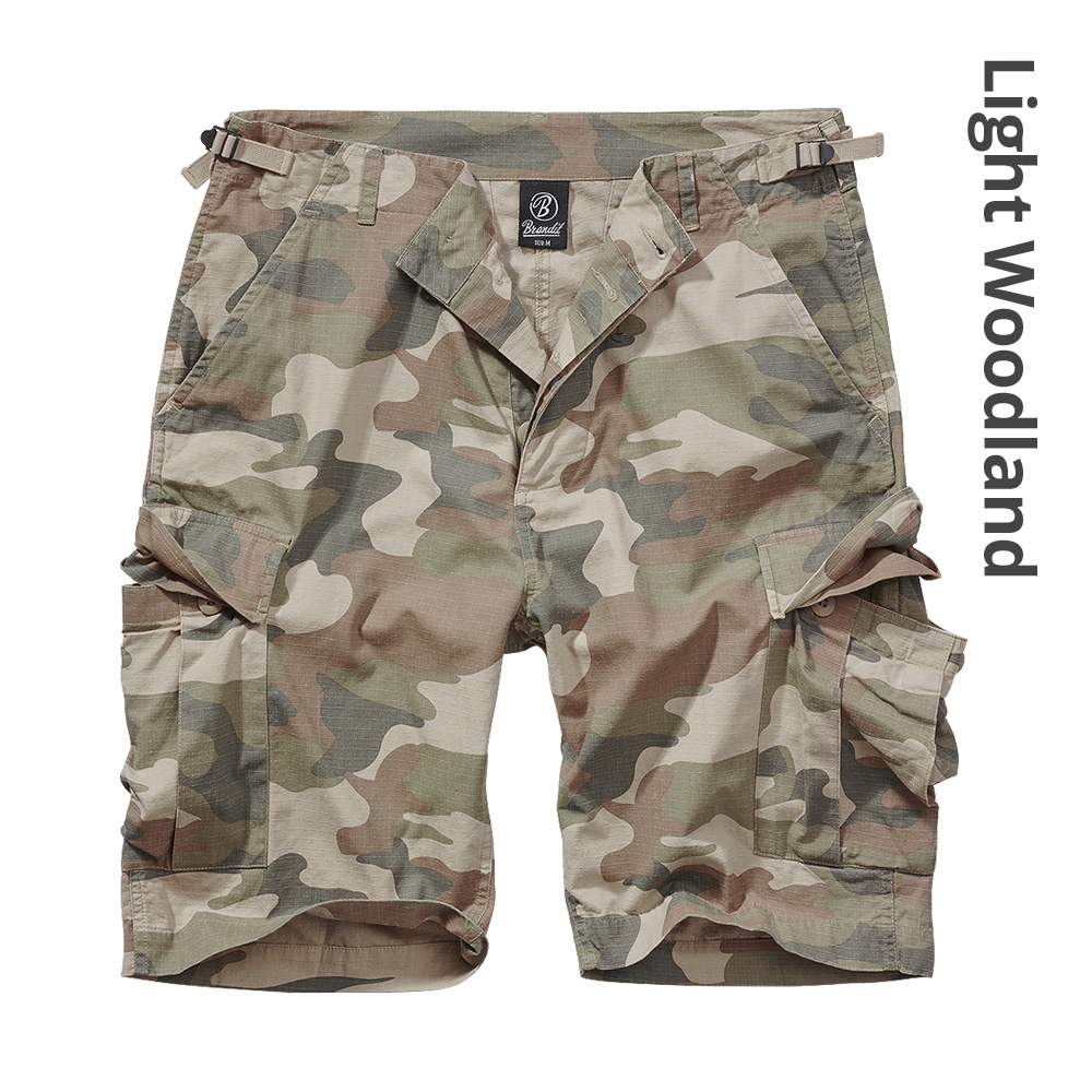 BRANDIT Spodenki Bojówki Szorty Rip Stop BDU XL Długość za kolano