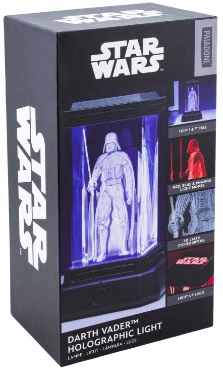 Lampka Holograficzna STAR WARS Darth Vader Płeć chłopcy dziewczynki